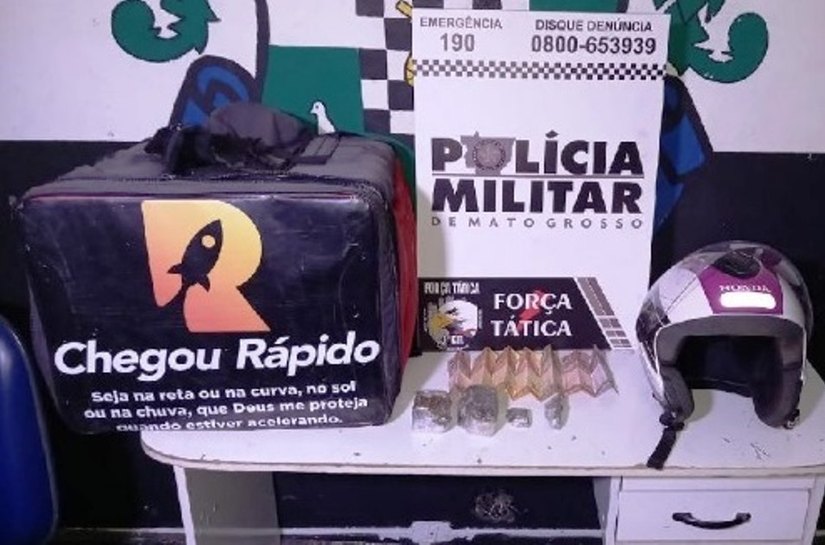 Força Tática prende homem que vendia drogas por delivery