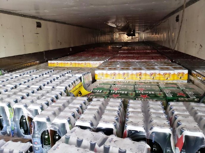 Carga de bebidas é apreendida pela Sefaz sem nota fiscal