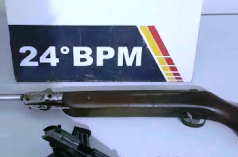 PM festa clandestina, apreende armas e prende dois por exploração sexual no Cinturão Verde