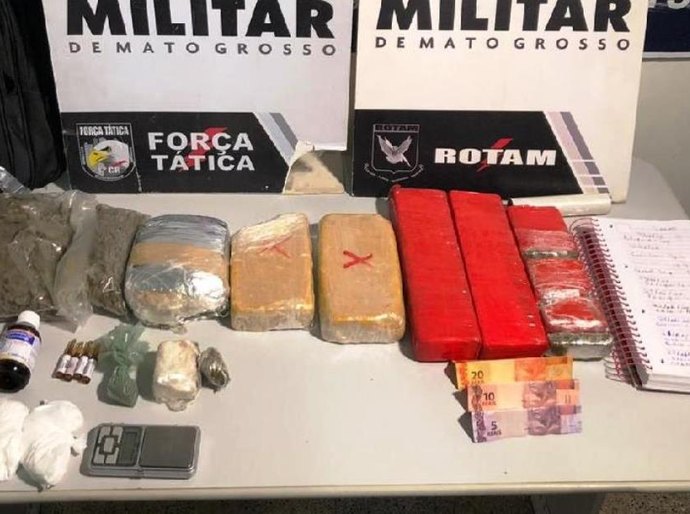 Rotam prende traficante e descobre casa usada para refinar droga