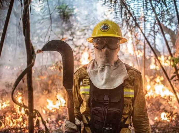 O drama dos brigadistas na maior temporada de fogo em 14 anos: 'Nossa vida não vale nada'