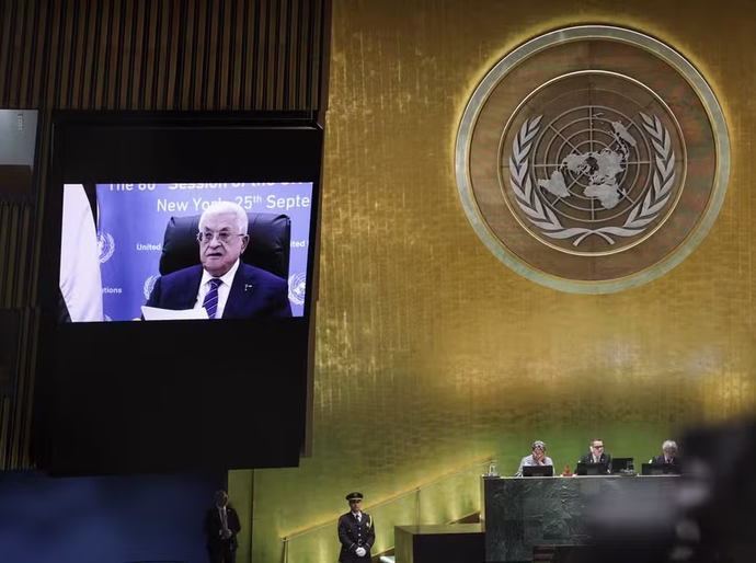 Paz após Estado Palestino, condenação ao Hamas, 'pronto para trabalhar com Trump': os pontos do discurso do presidente palestino na ONU