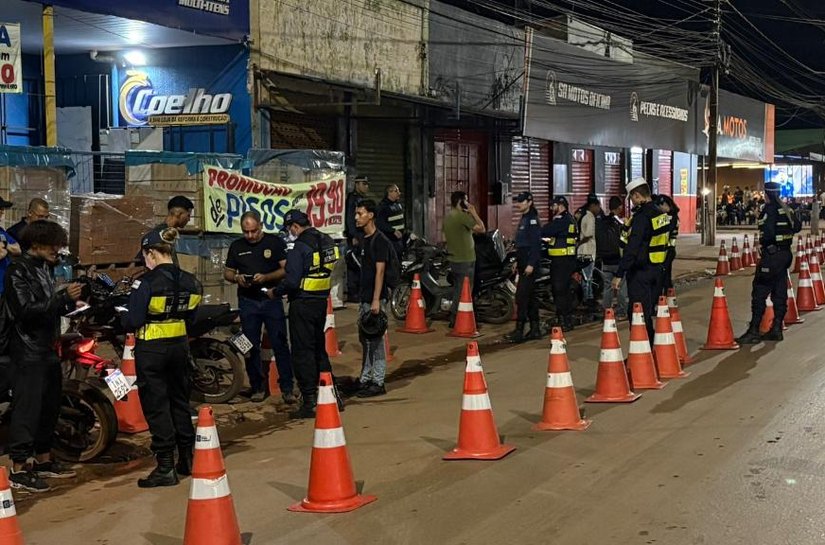 Três são presos em Operação Lei Seca contra motos irregulares em Várzea Grande