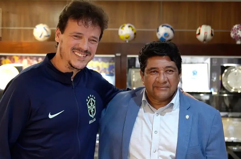 De volta ao comando da CBF, Ednaldo Rodrigues demite Fernando Diniz