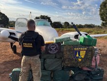 PF atua em ação conjunta que apreende 450 kg de cocaína em Mato Grosso