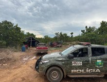 Polícia Militar apreende equipamentos e fecha garimpo irregular em zona rural de Nossa Senhora do Livramento, MT