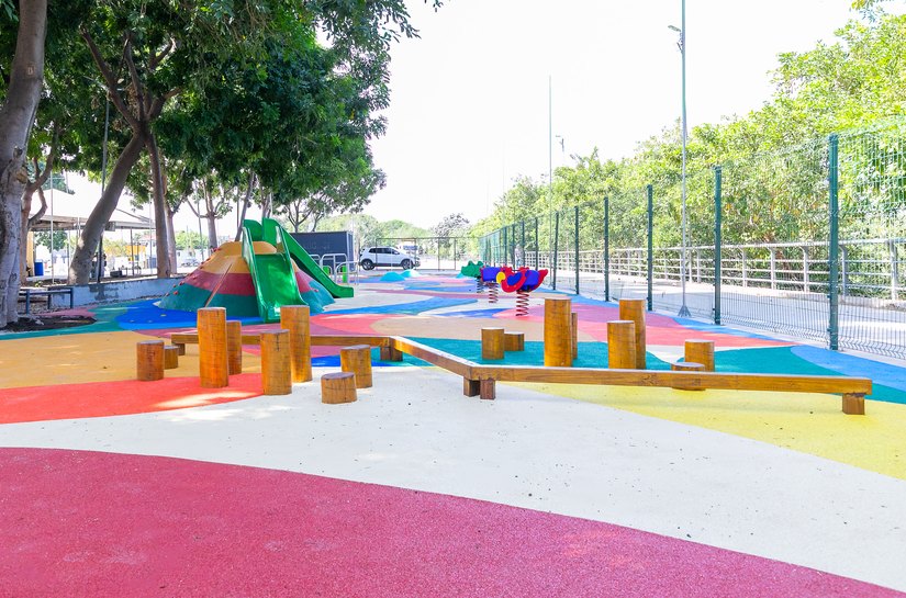 Prefeitura de Cuiabá entrega novo playground na Orla do Porto e amplia espaços de lazer para famílias cuiabanas
