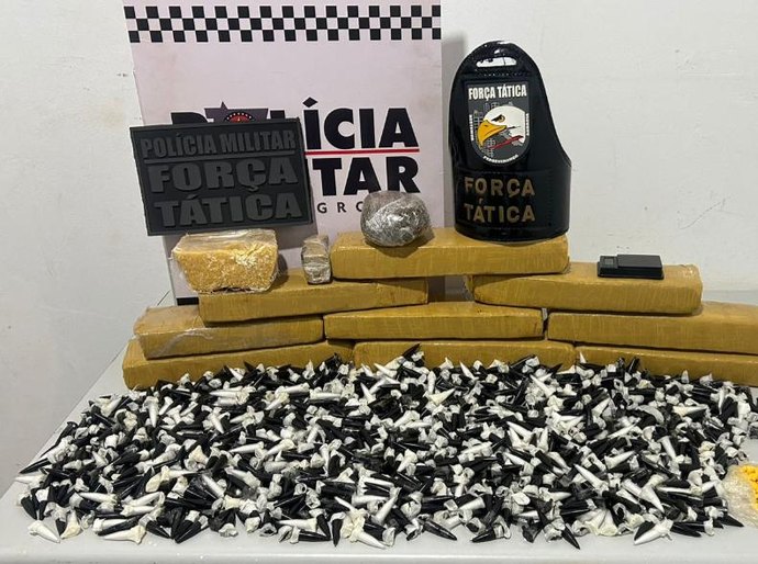 Força Tática prende faccionado com tabletes de maconha, comprimidos de ecstasy e mil pinos de cocaína